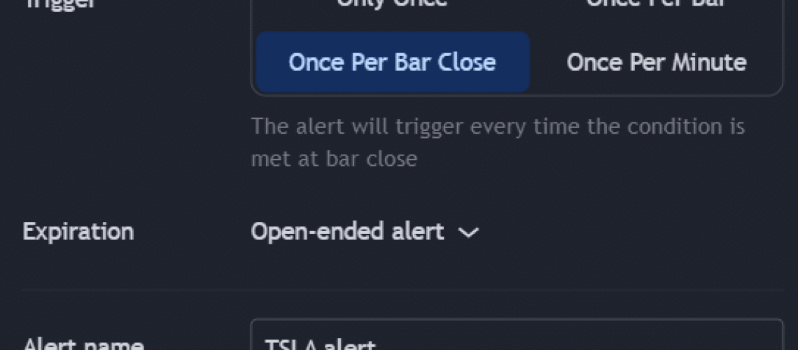 How to Create An Alert on TradingView TradingWhale